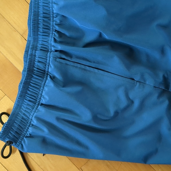 CK Men's Mesh Lined Elastic Waist With Adjustable Tie Swim Shorts Blue Size 36 - Picture 3 of 10